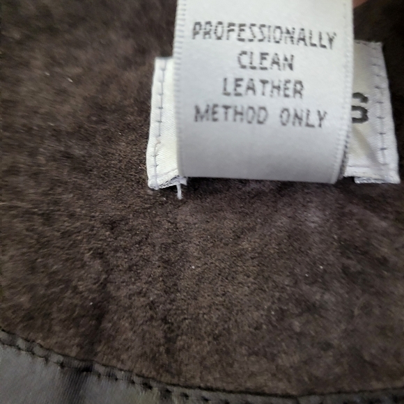 CHICO'S Suede Bolero Jacket Short Mocha Brown Women's XS/S - Picture 8 of 10